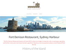 Tablet Screenshot of fortdenison.com.au